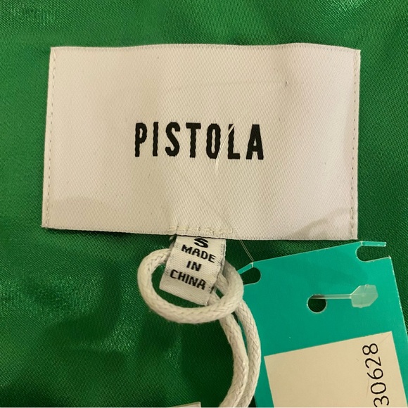 NWT Pistola Small Green Sia Blouse - Picture 8 of 13
